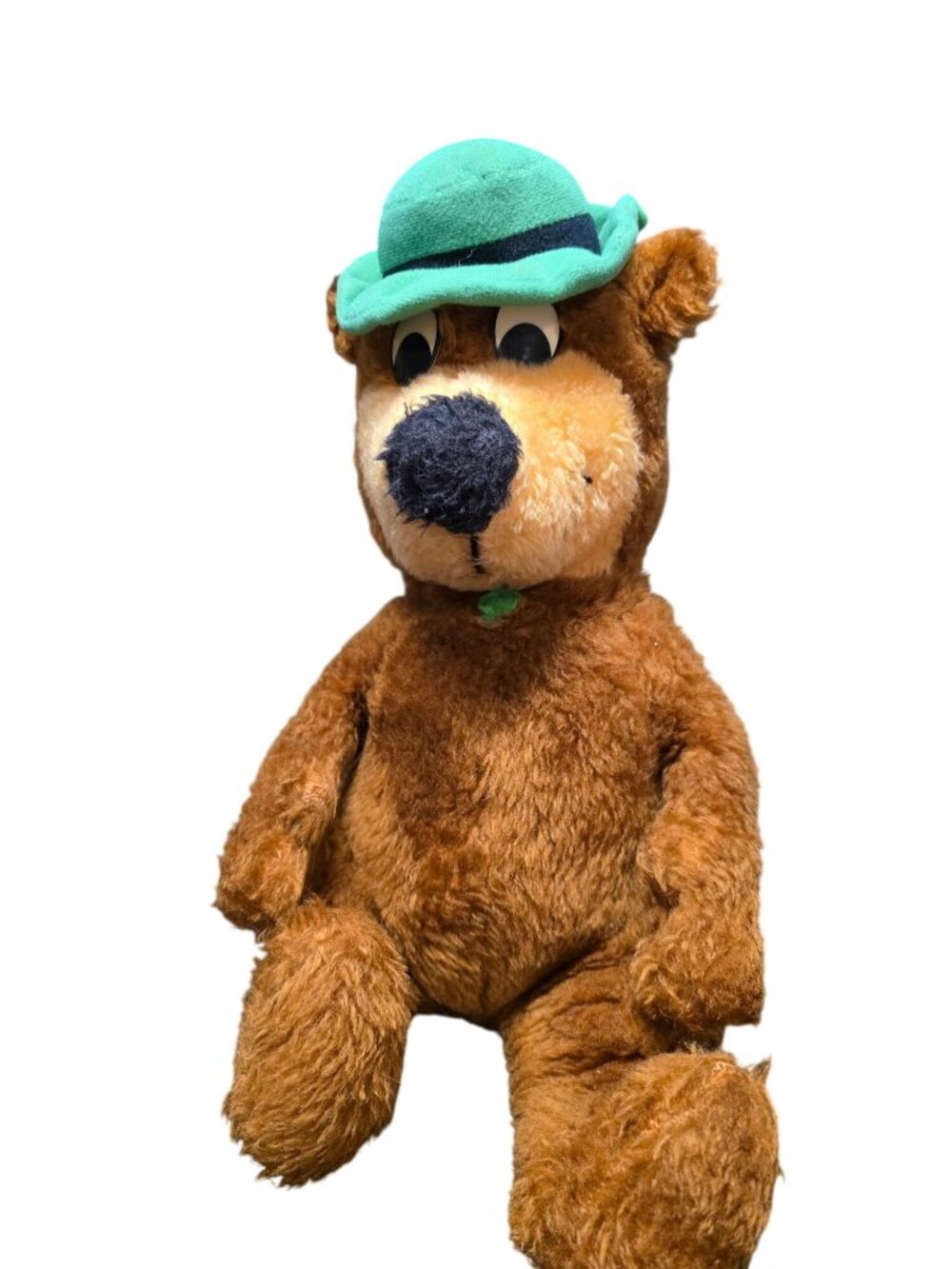 Vintage 1980 Yogi Bear plush Stuffed Animal Mighty Star Hannah Barbera